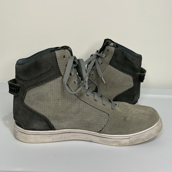 SHIMA SX-2 Evo Shoes Gray High-Top Men's Size 10 Motorcycle Shoe - Picture 14 of 15